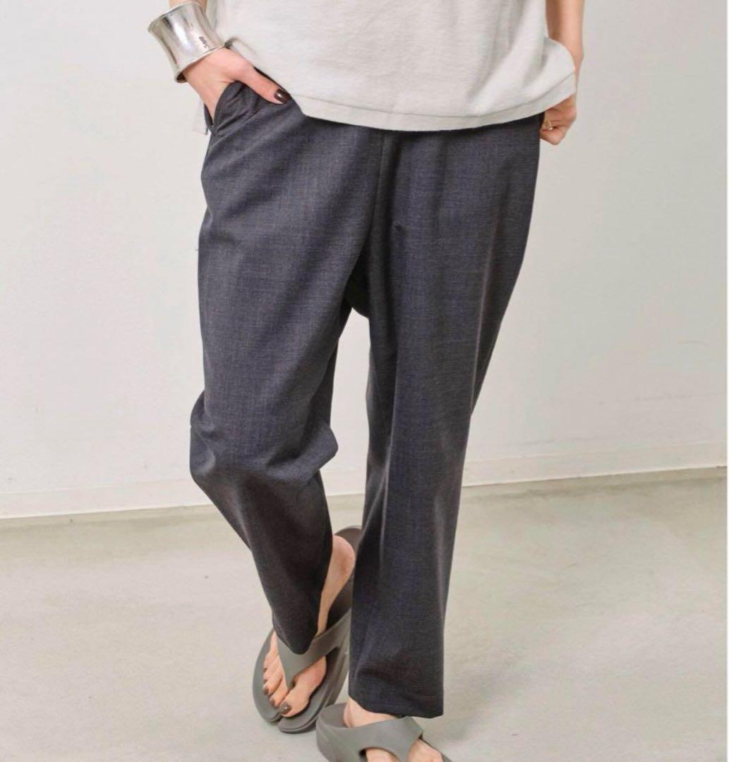 L'Appartement Relax Pants グレー　サイズ38