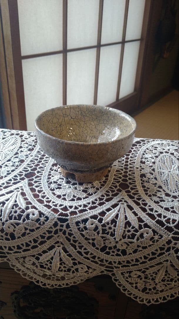 鬼萩焼の湯呑み 黒田岳 氏 作品