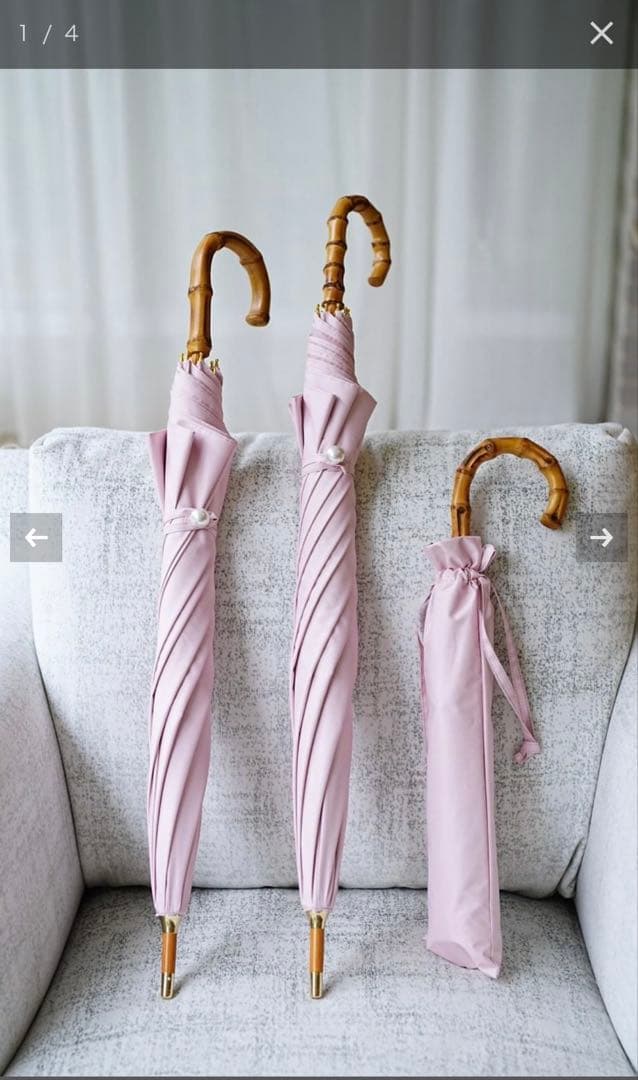 新品 石井美保　日傘 折りたたみビューティーピンク 紫外線カット 2025SS