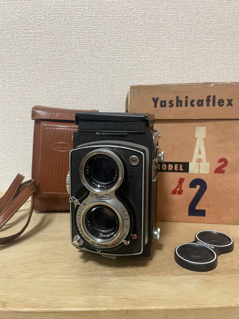 動作品 Yashica flex A2 ヤシカ フレックス 二眼 フィルムカメラ
