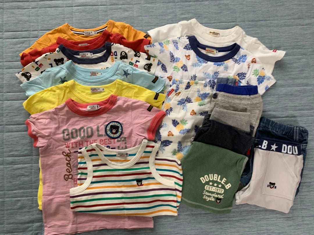 【夏物まとめ売り　追加5点あり】　ミキハウス／ダブルビー／ホットビスケッツ100