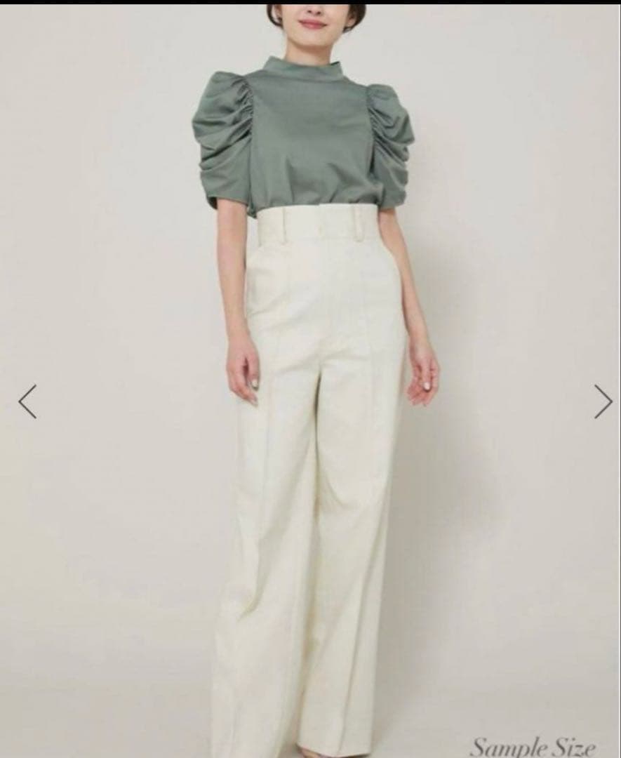 SEVENTEN by MIHO KAWAHITO ハイウエストストレートパンツ