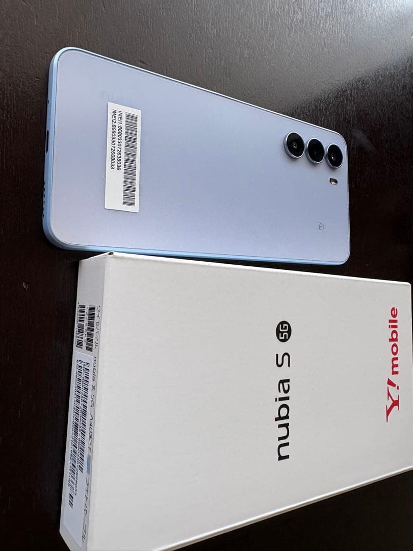 [美品]nubia S 5G Y!mobile ライトパープル
