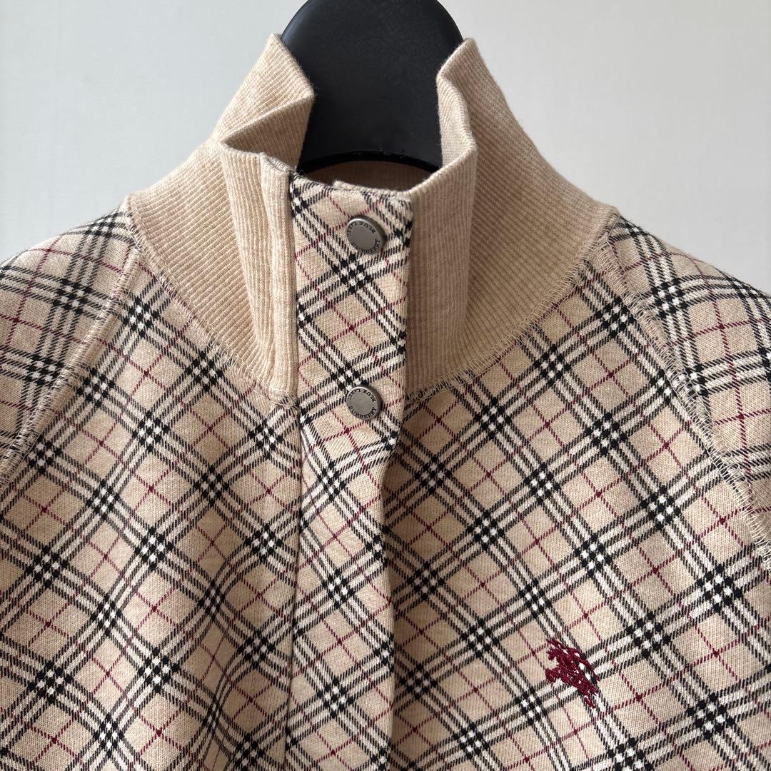 BURBERRY BLUE LABEL チェック柄 スウェットジャケット38