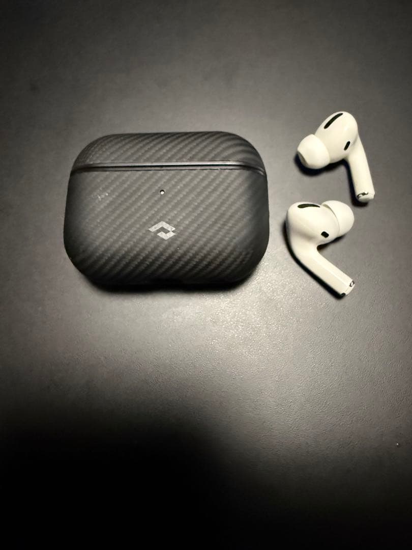 本体【美品】AirPods Pro 1 A2084 PITAKAケース付き