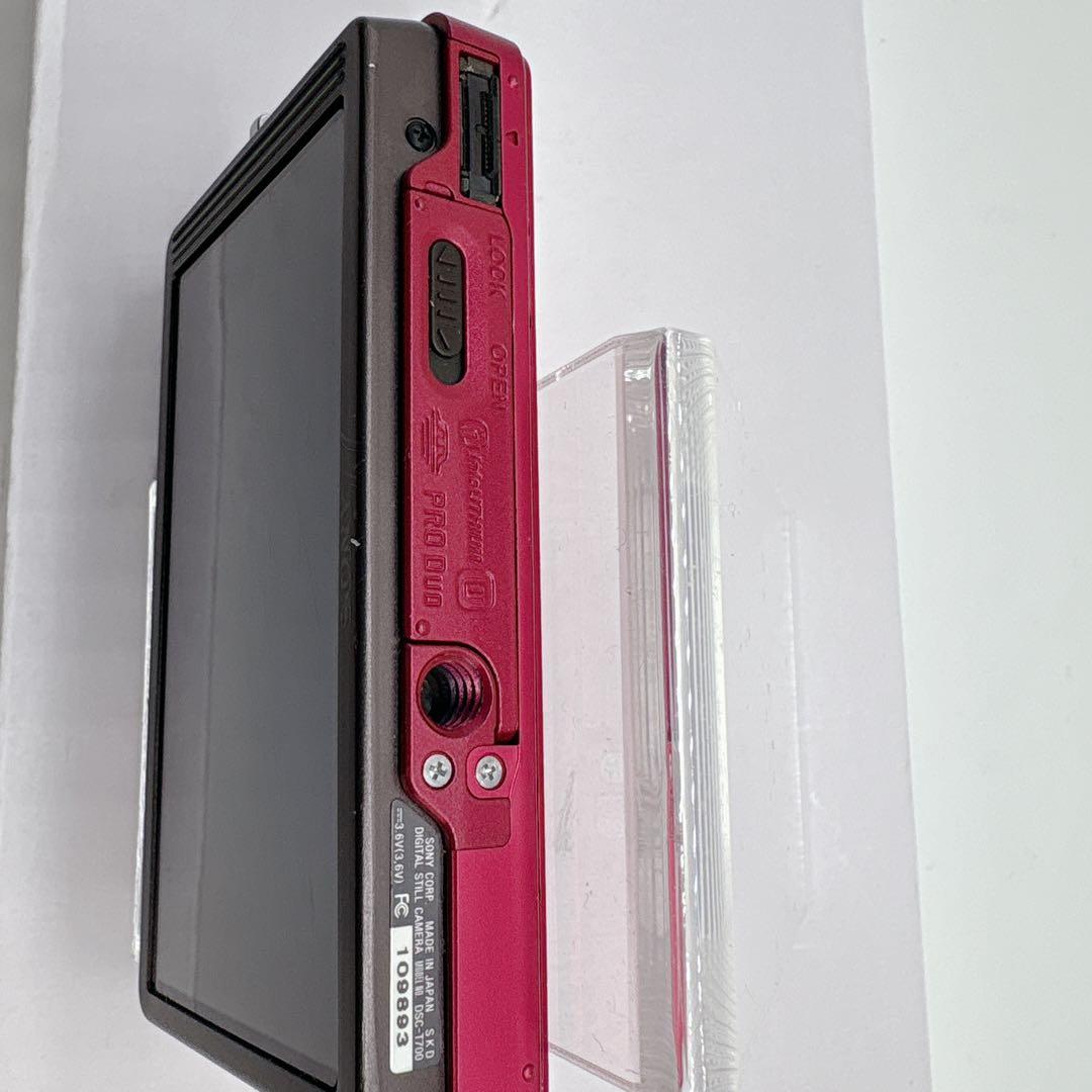 SONY サイバーショット DSCーT700 コンパクトデジタルカメラ ピンク