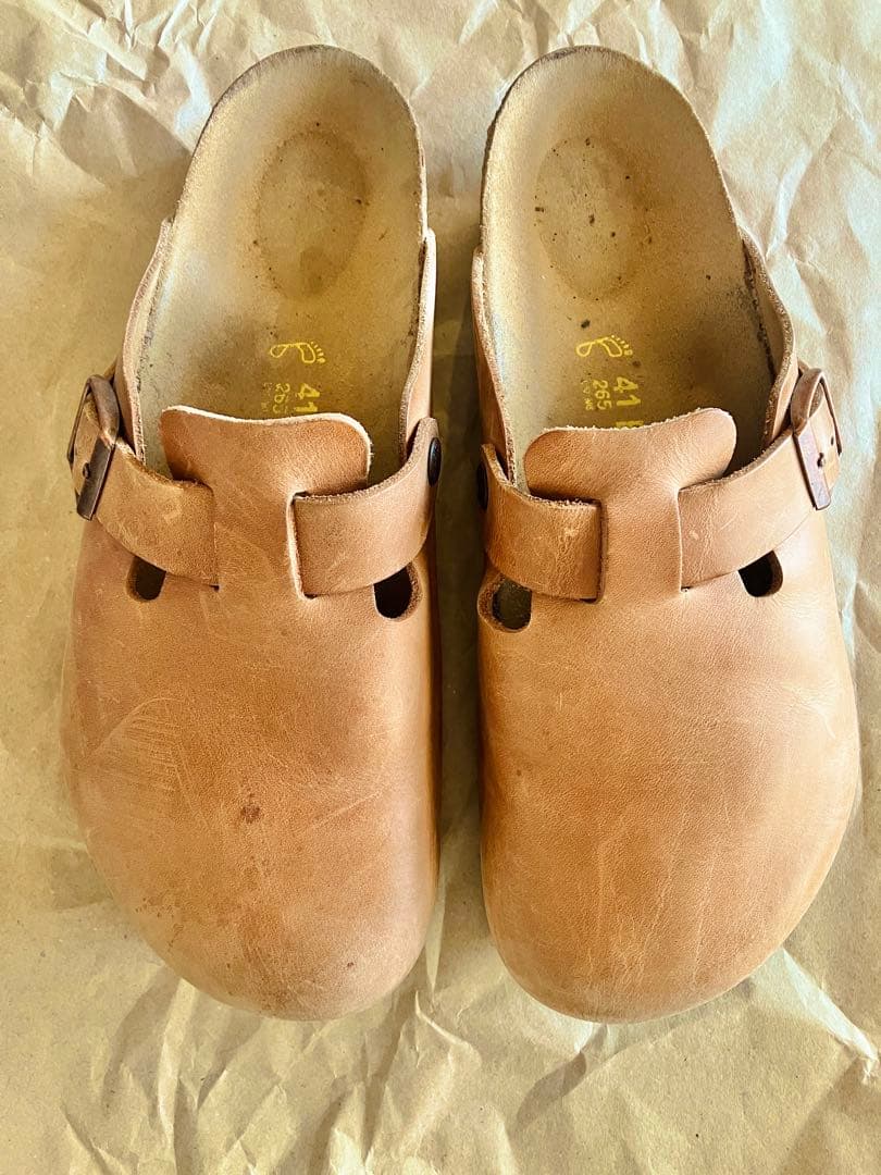 ビルケンシュトック　ボストン　レザー