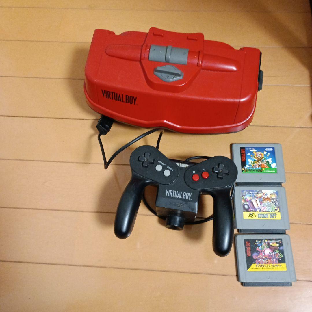 Virtual Boy 本体 コントローラー ゲーム3本付きジャンク