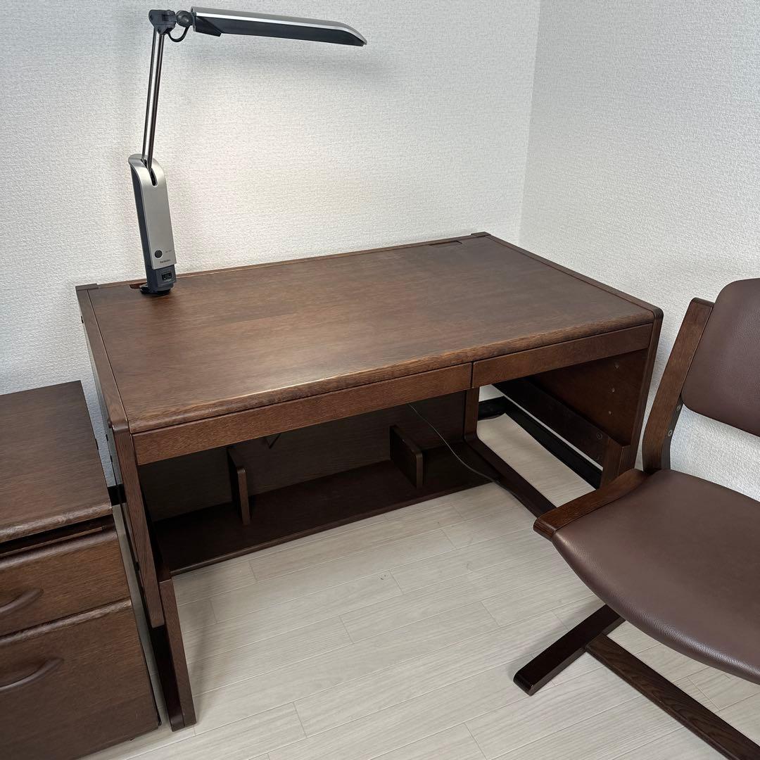 カリモク ベネッセ 学習机 事務机 パソコンデスク 高さ調整機能付 ※i4※