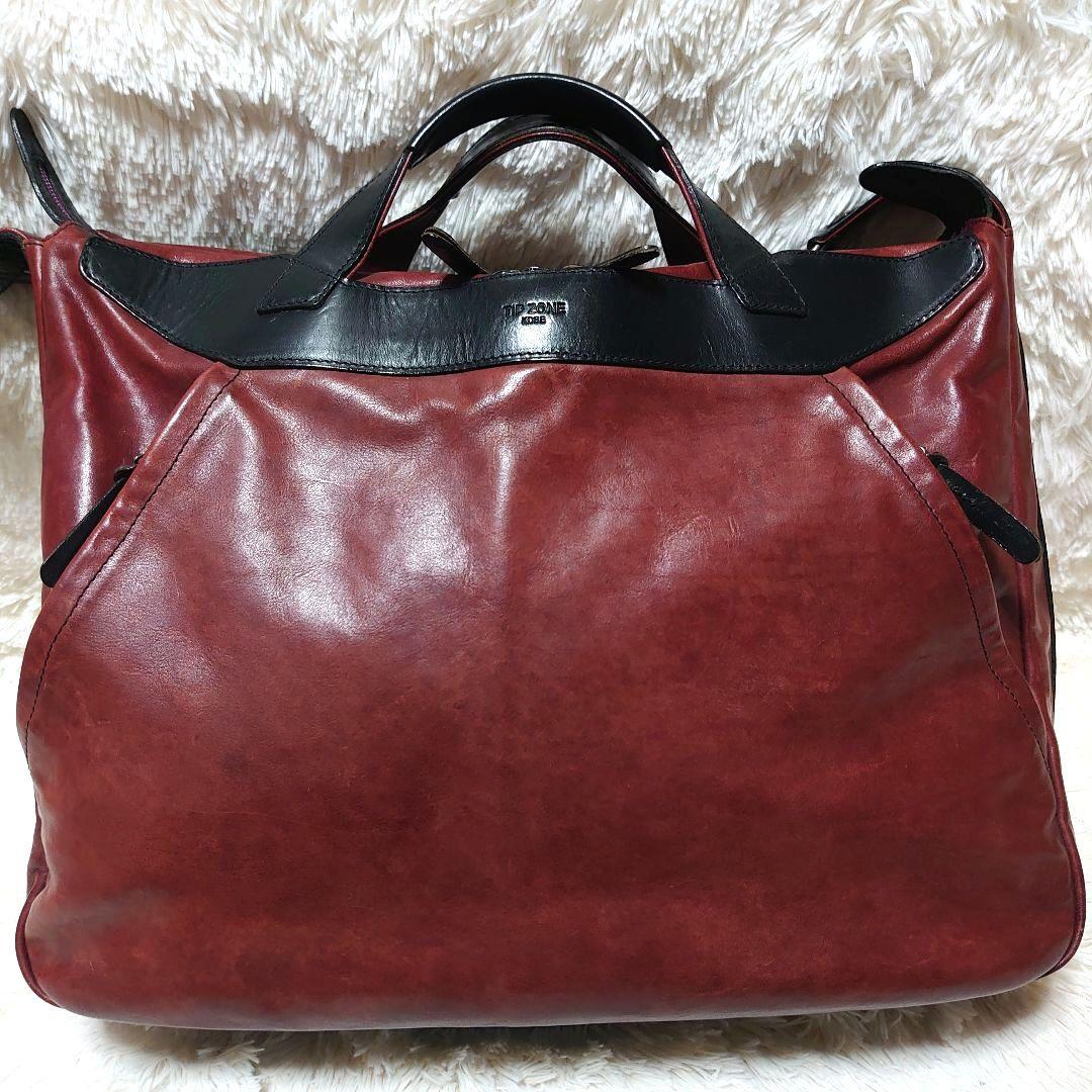 TIP ZONE ティップゾーン 本革 ショルダーバッグ 2way