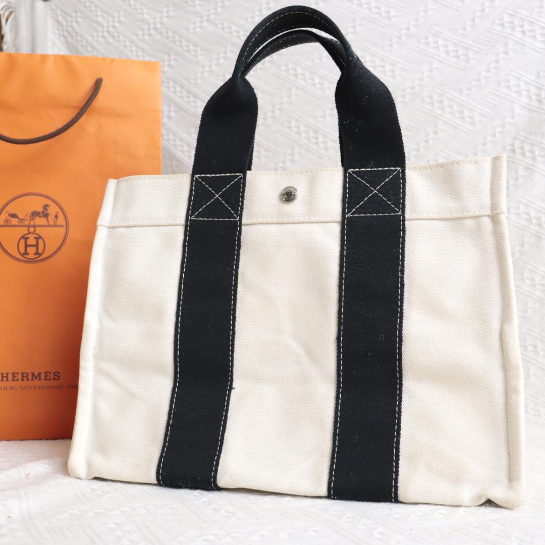 Hermes エルメス　ボラボラPM トートバッグ　ハンドバッグ　ブラック