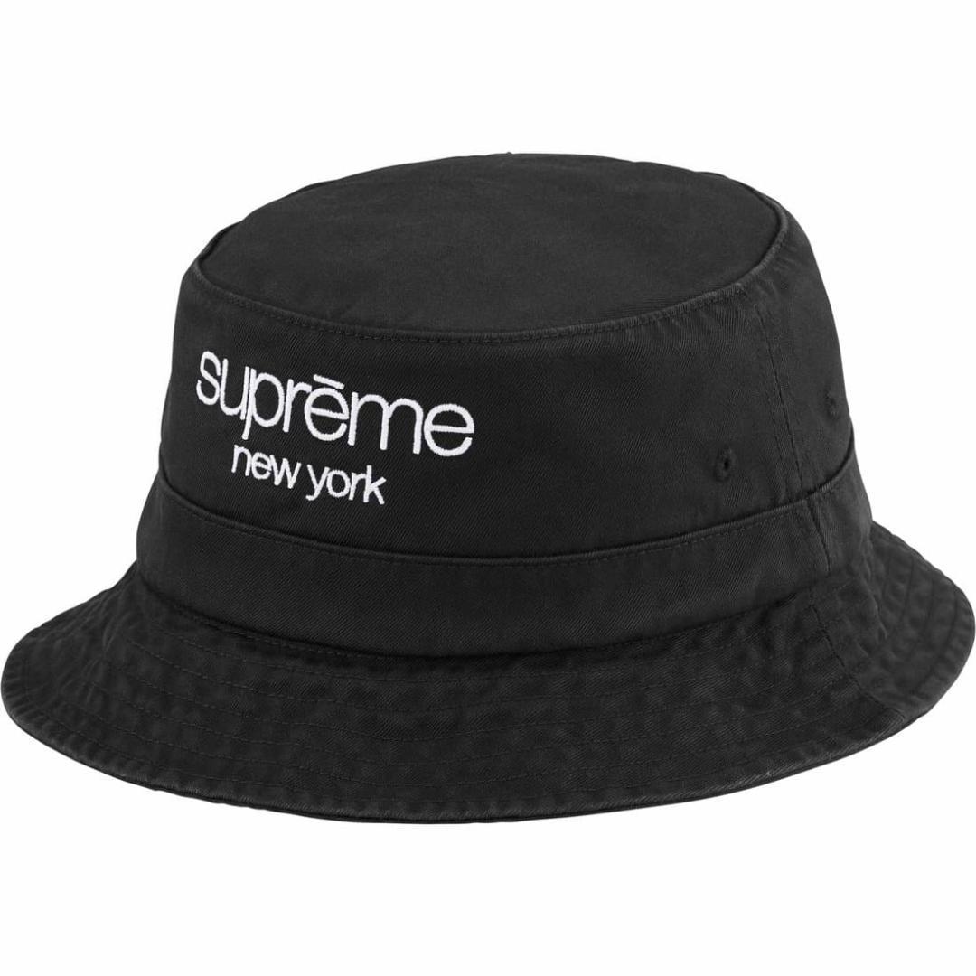 帽子 M/L Supreme Chino Twill Crusher Black