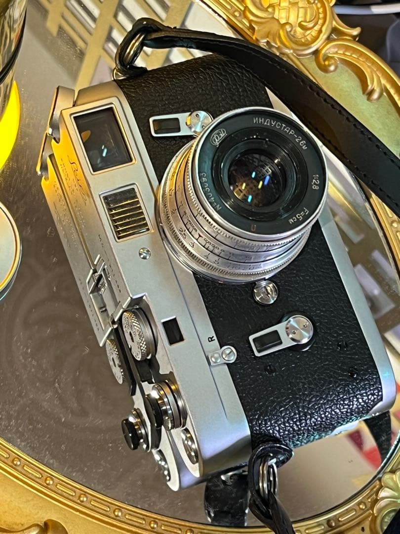 Leica M4 シルバー 121万番台 5cmレンズ Lマウントアダプター付