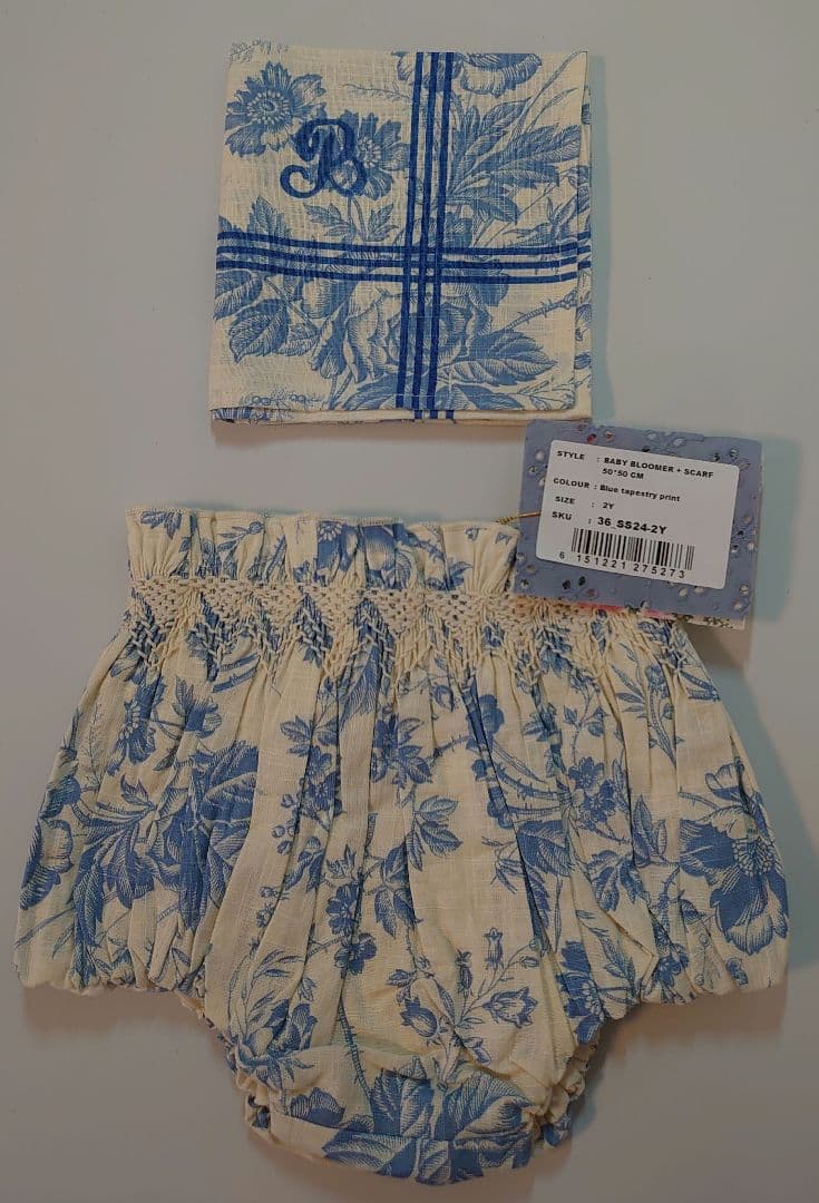 ボンジュール Bonjour ブルマ バンダナつき 2y