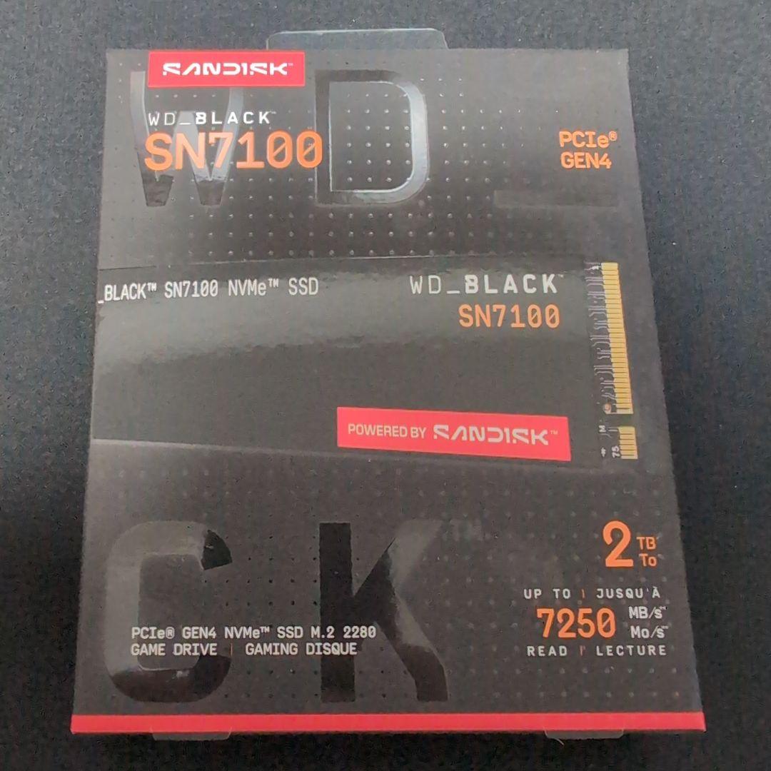 内蔵型SSD WD_BLACK SN7100 2TB NVMe SSD