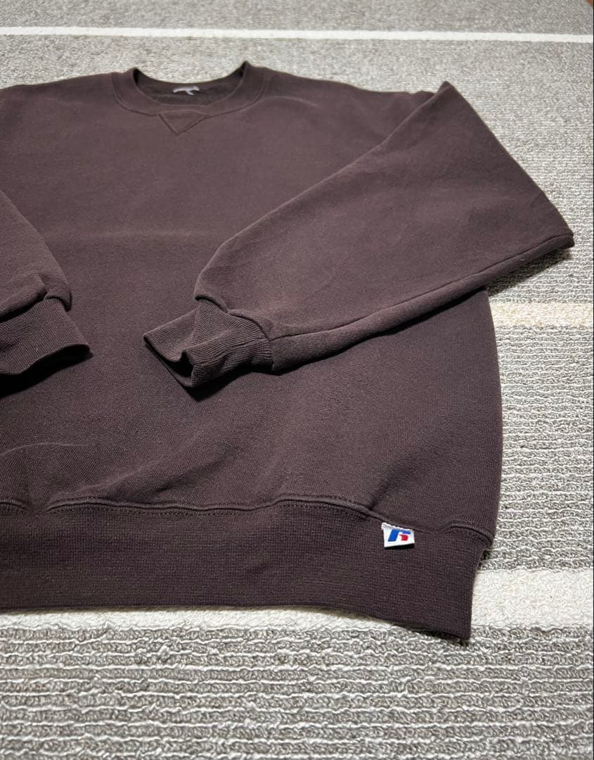 な*い様 【希少・珍色】90s ラッセルアスレティック スウェット ブラウン 前