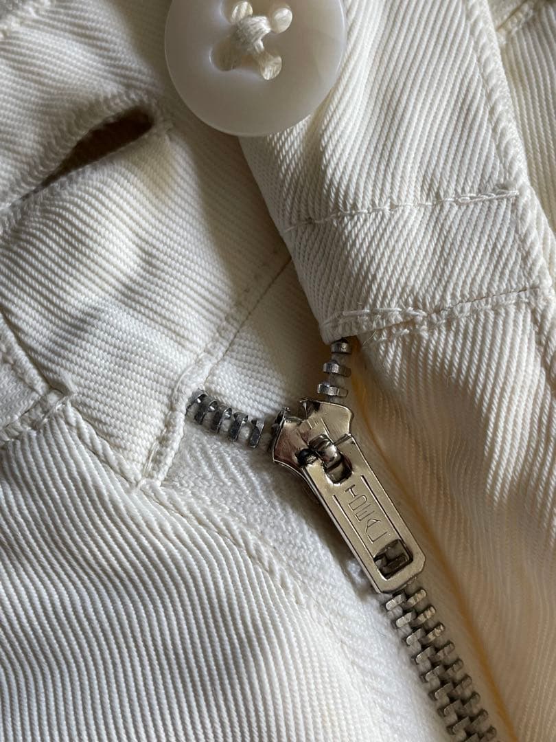 山*鶏様 Special! 50s ホワイトレーヨンギャバスラックス 極太 ロカ