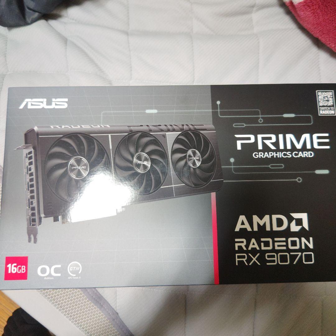 【動作確認済】AMD ASUS Radeon RX 9070 16GB OC