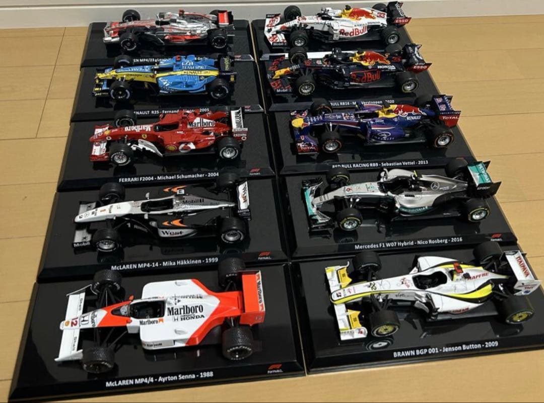F1ビッグスケールコレクション 10台セット