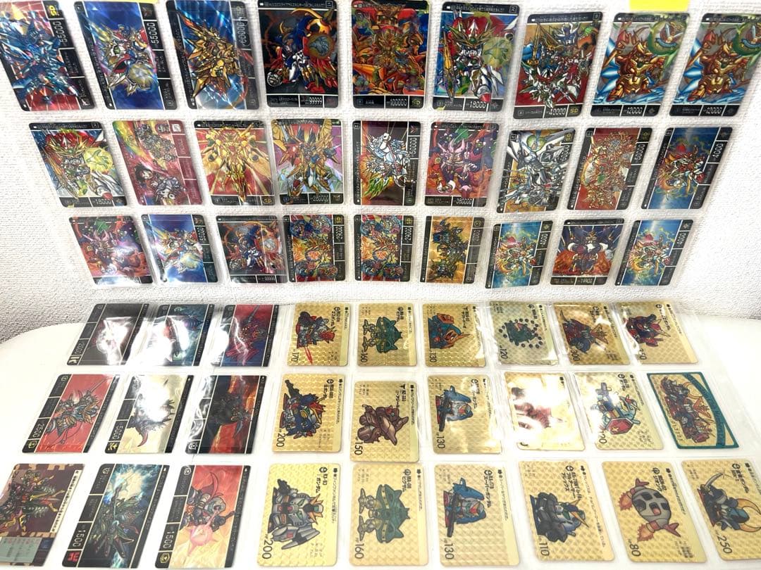 ほ*味様 SDガンダム 外伝　黄金神話　他　キラカード54枚　美品のみ　まとめ