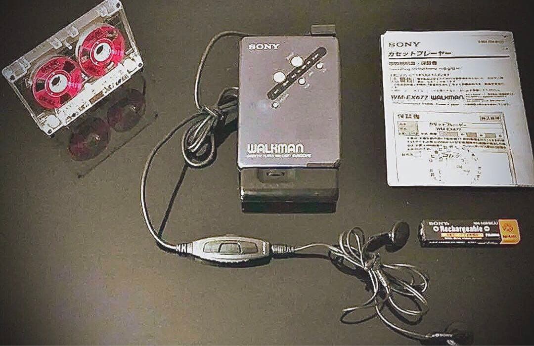 カセットウォークマン SONY WM-EX677 茶「整備済み、稀少完動超美品」