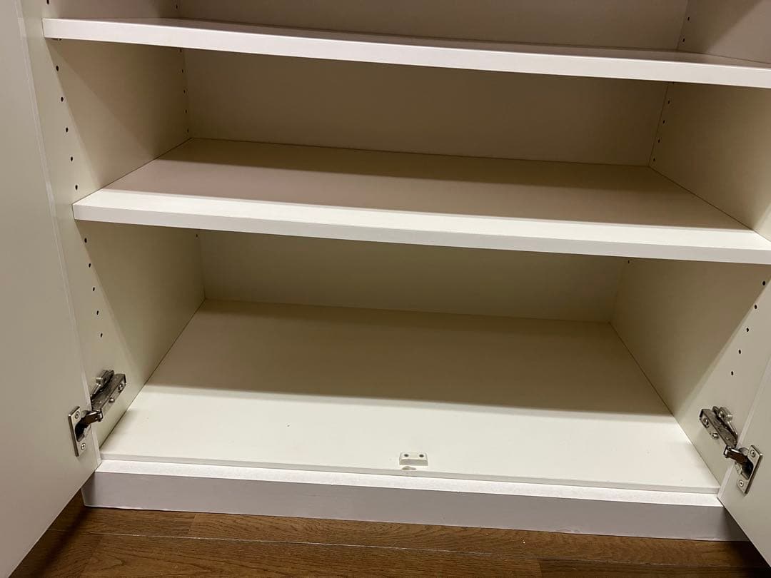 綾野製作所　キッチンボード　天板大理石調ホワイト