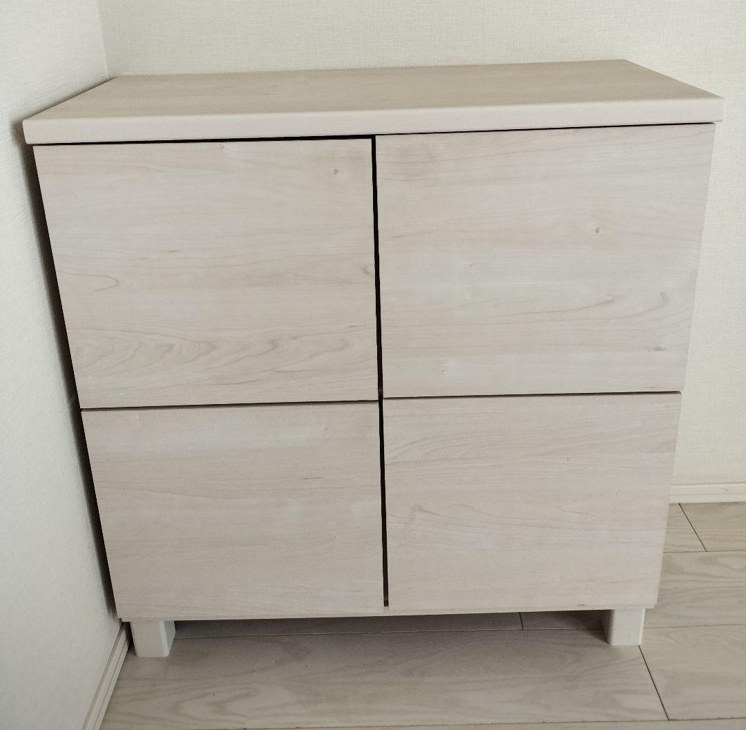 【専用】収納棚 プッシュ式扉付き 国産家具 マルチキャビネット