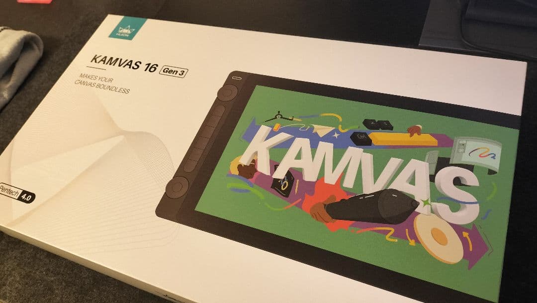 HUION Kamvas 16（Gen 3）液晶ペンタブレット