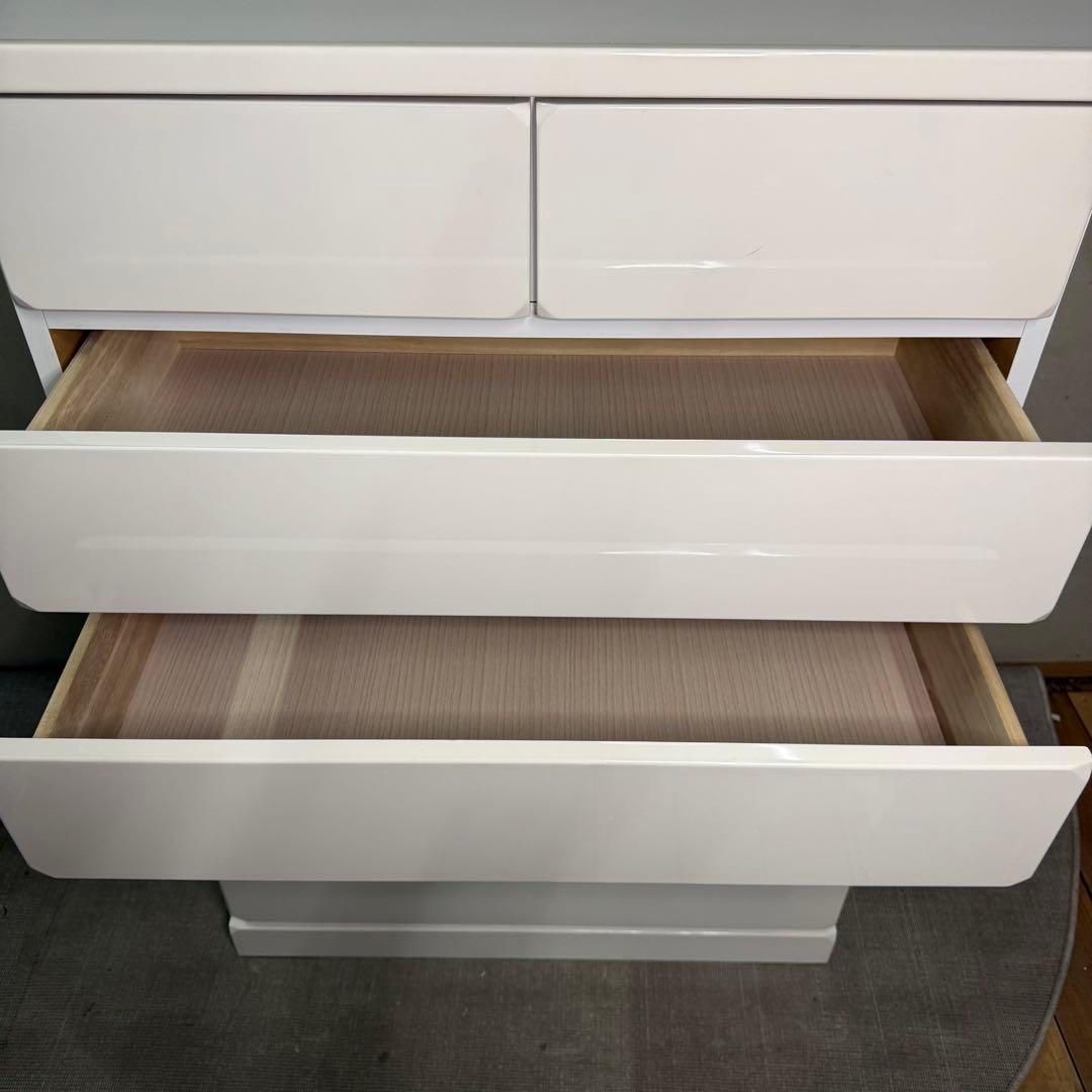 【738】【美品】ホワイト 6段チェスト