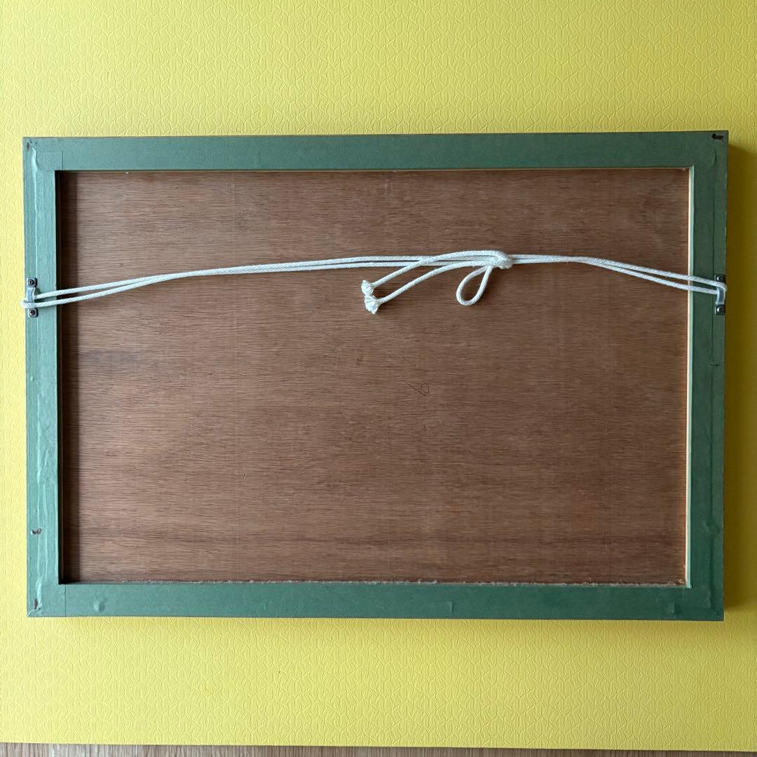 山本容子　銅版画　「にらめっこしましょあっぷっぷ」 愛犬ルーカスとにらめっこ