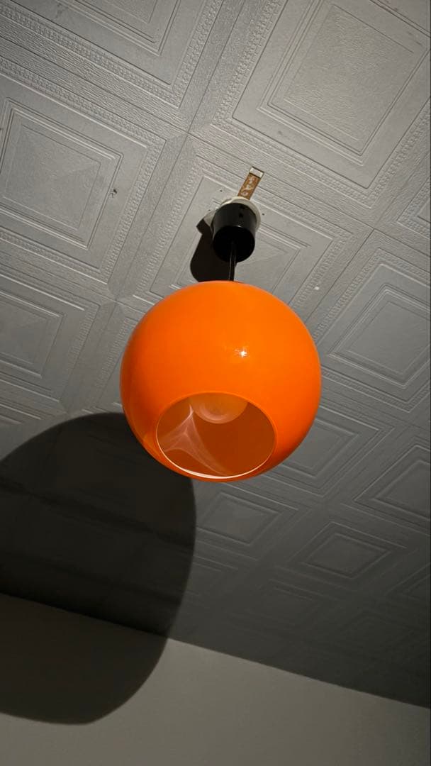 ビンテージ照明　ペンダントライト　スペースエイジ　レトロポップ　昭和レトロ