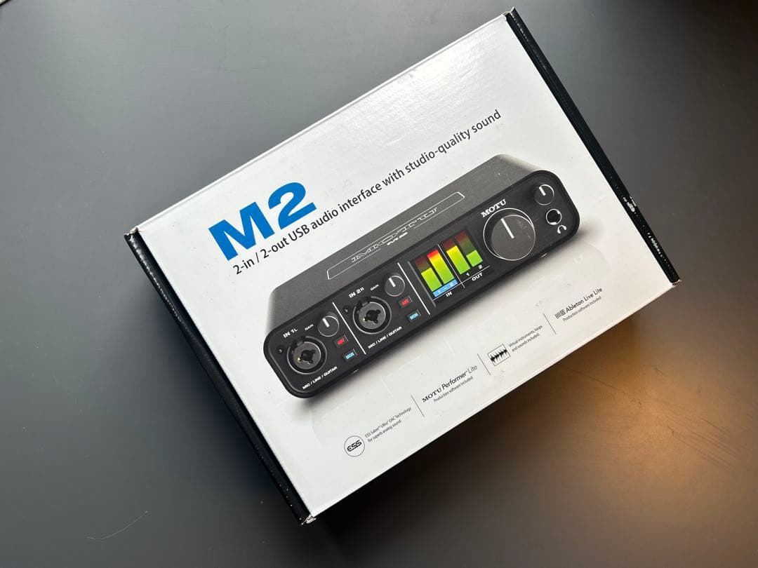 MOTU M2 オーディオインターフェイス 【元箱有り】