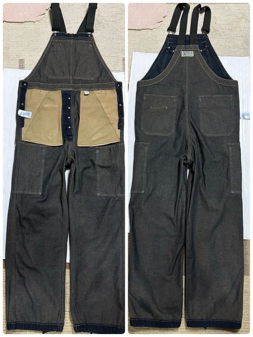24FW 新品 RRL デニム カーゴ オーバーオール ダブルアールエル
