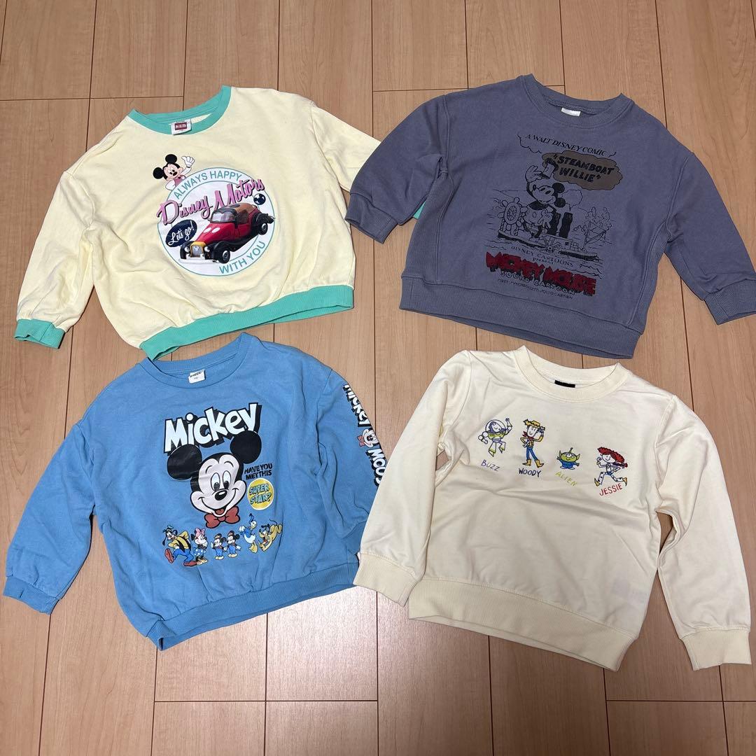 男の子110サイズまとめ売り。トレーナー19＆レギンス12＆訳あり5＆おまけ付き