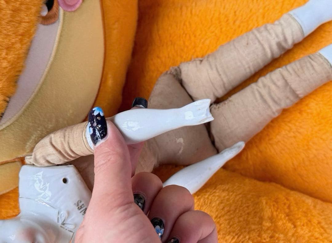 チャイナヘッド　ドール　ドイツ　アンティーク