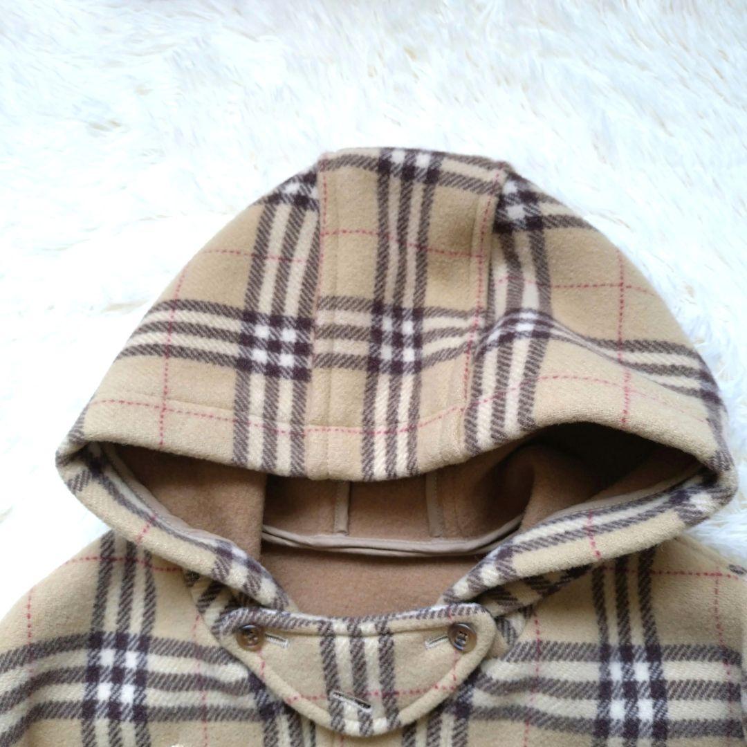 希少✨ヴァンヂャケット　ダッフルコート　チェック　総柄　ブラウン