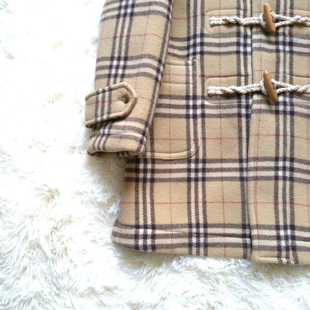 希少✨ヴァンヂャケット　ダッフルコート　チェック　総柄　ブラウン