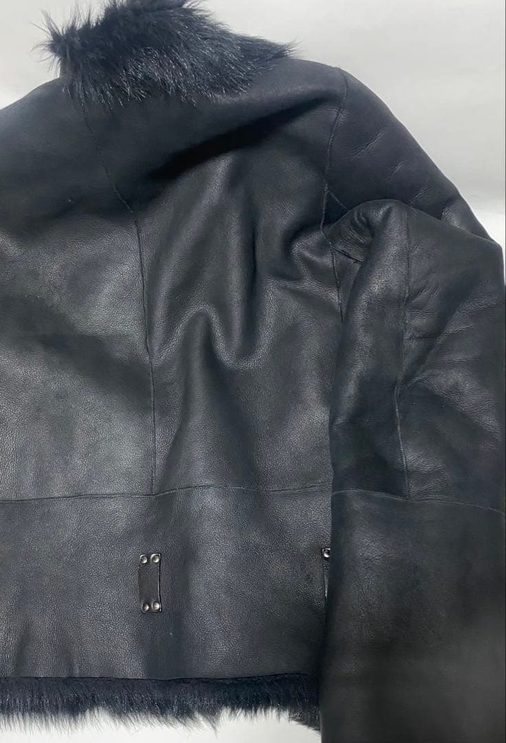 【ドラ公式アカウント】GUCCIリアルファームートンジャケット黒サイズ40