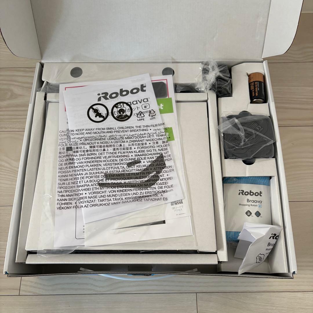 【未使用品】 iRobot ブラーバ 381j ブラック 床拭きロボ