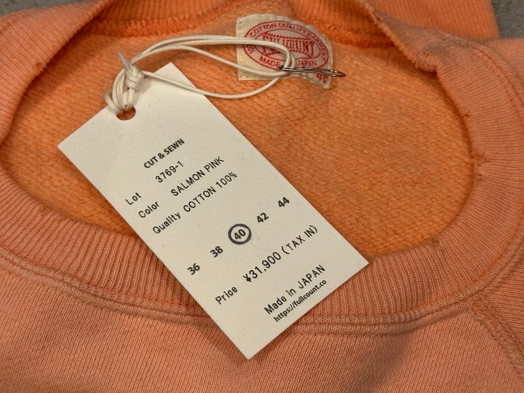 FULLCOUNT 3769-1 SWEAT SHIRT 40 フルカウント