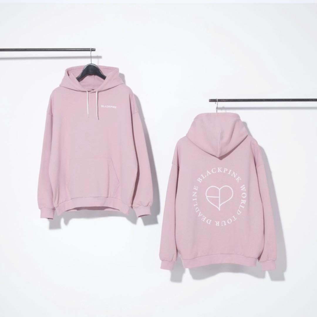 BLACKPINK DEADLINE プルオーバーフーディー ピンク