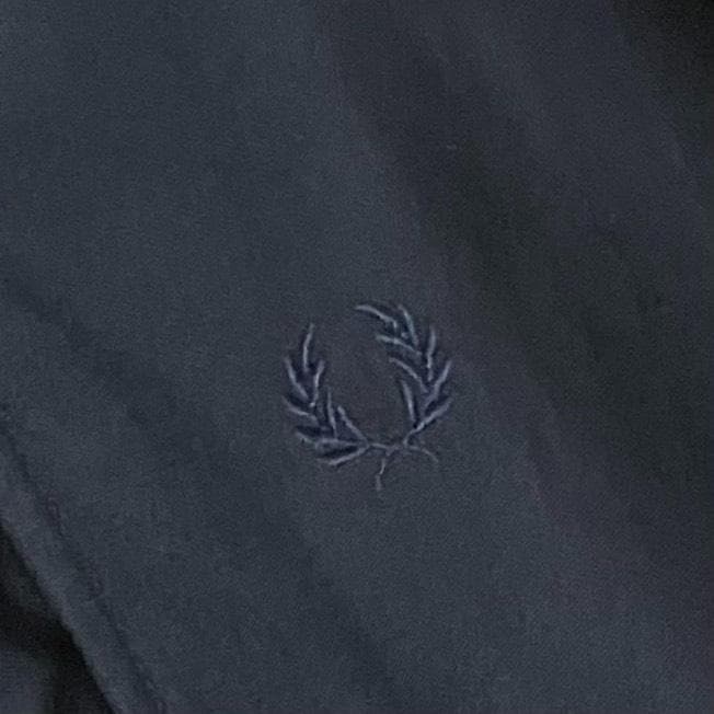 【3WAY】フレッドペリー モッズコート ライナー ラクーンファー 刺繍 M 紺