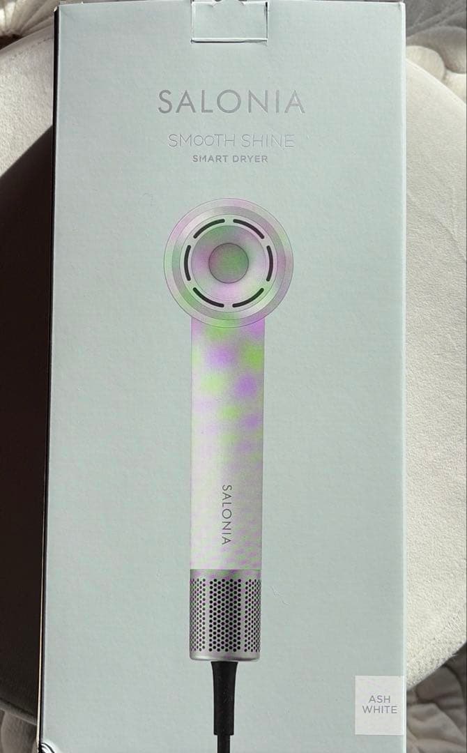 SALONIA サロニア スムースシャインスマートドライヤー アッシュホワイト