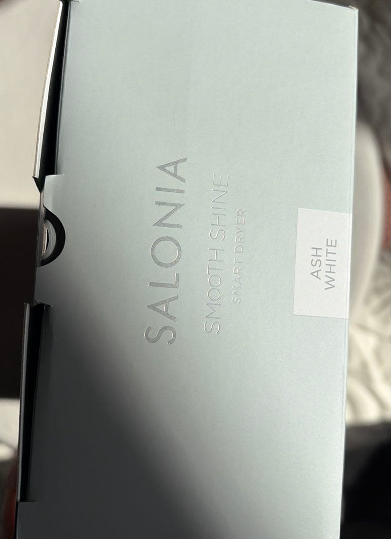 SALONIA サロニア スムースシャインスマートドライヤー アッシュホワイト