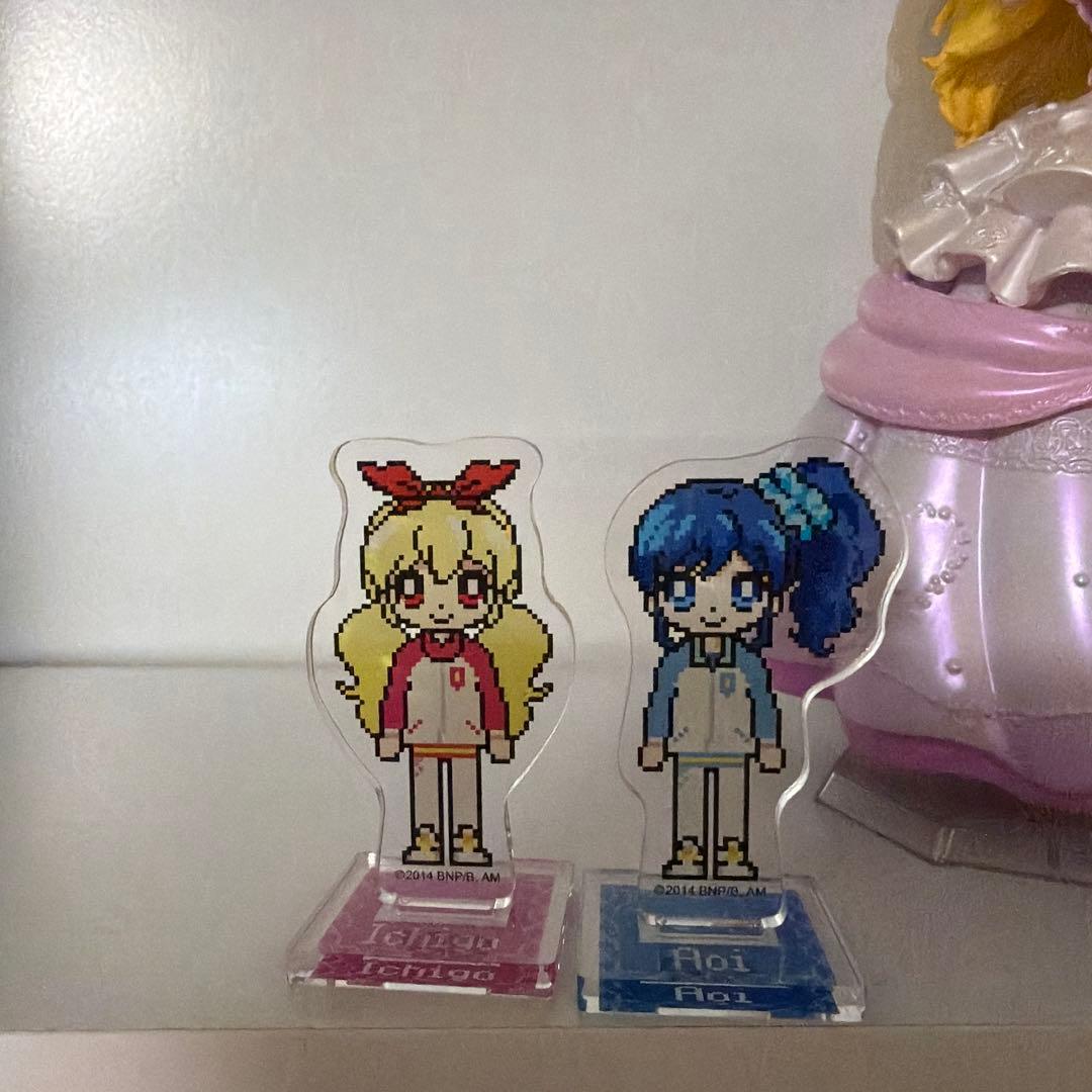アイカツ 星宮いちご 霧矢あおい マスカレード アクリルスタンド おまけ付き