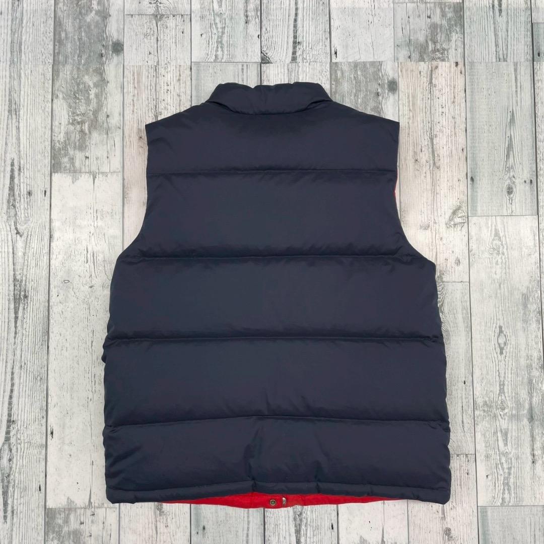 ポロラルフローレン　ダウンベスト L 　リバーシブル(ネイビー/レッド)