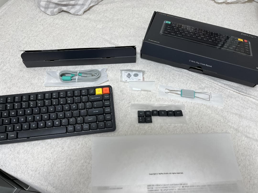 NuPhy Air75 V3 ANSI US配列 Blush Nano ブラック