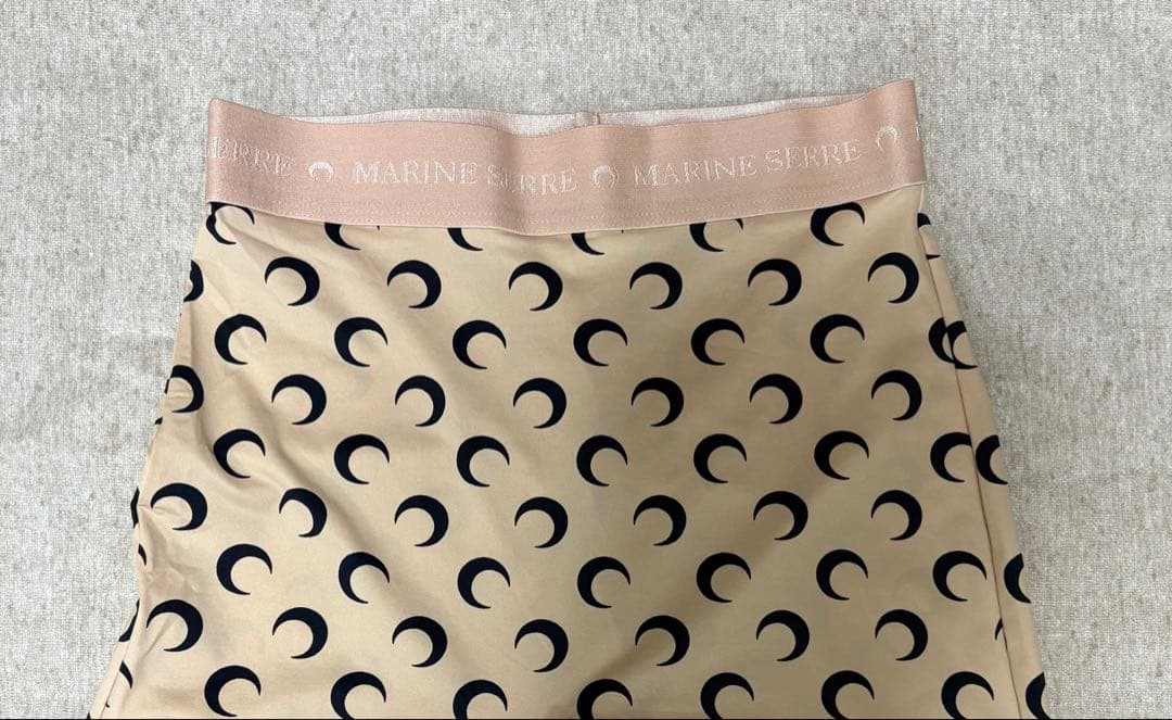 [美品] Marine Serre マリーンセル 月模様 スリムフィットレギンス