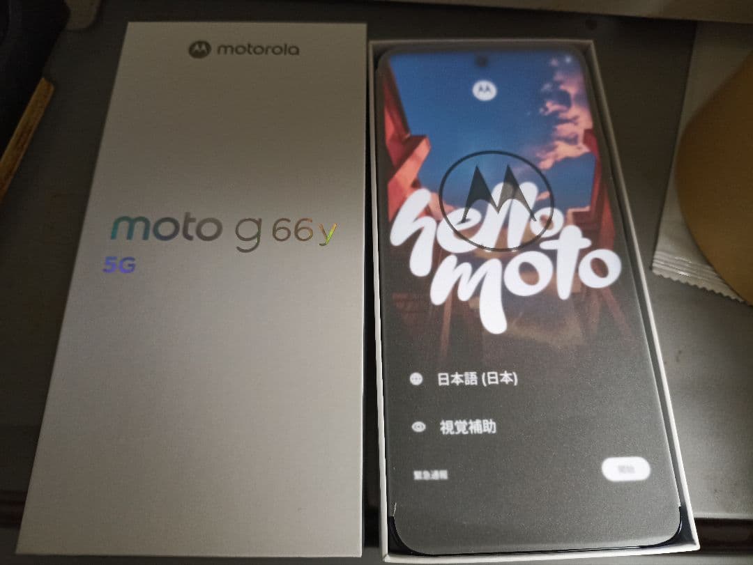 motorola moto g66y 5G ブラックオイスター
