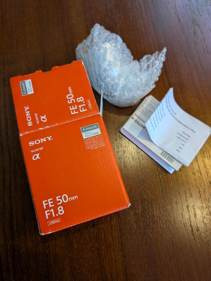 SONY FE 50mm F1.8 SEL50F18F フルサイズ対応 単焦点